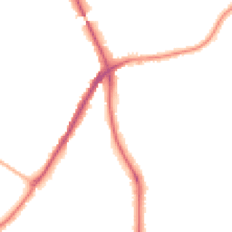 Night-time road noise heatmap for DH1 4PE