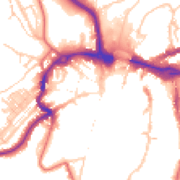 Daytime road noise heatmap for DH1 4PR