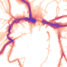 Daytime road noise heatmap for DH1 4PW