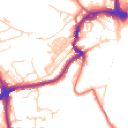 Daytime road noise heatmap for DH1 4PZ