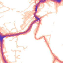 Daytime road noise heatmap for DH1 4QE