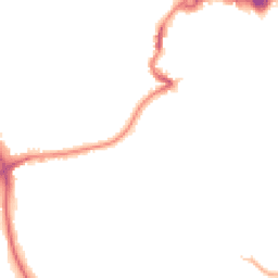 Night-time road noise heatmap for DH1 4QE