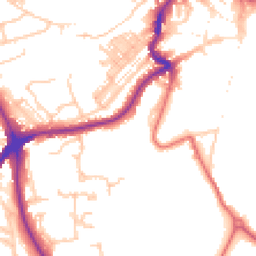 Daytime road noise heatmap for DH1 4QF