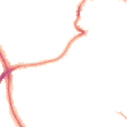 Night-time road noise heatmap for DH1 4QF
