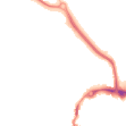Night-time road noise heatmap for DH1 4RL