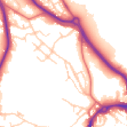 Daytime road noise heatmap for DH1 4RQ
