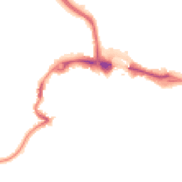 Night-time road noise heatmap for DH1 4SH