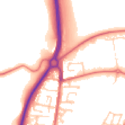 Daytime road noise heatmap for DH1 5BF