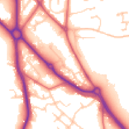 Daytime road noise heatmap for DH1 5BP