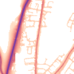 Daytime road noise heatmap for DH1 5BT
