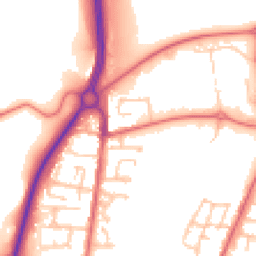 Daytime road noise heatmap for DH1 5DQ