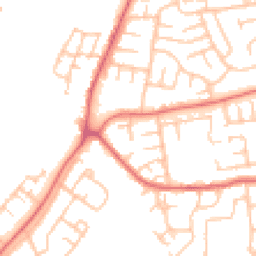 Daytime road noise heatmap for DH1 5FS