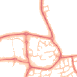 Daytime road noise heatmap for DH1 5GY