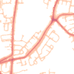Daytime road noise heatmap for DH1 5JJ