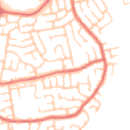 Daytime road noise heatmap for DH1 5PL