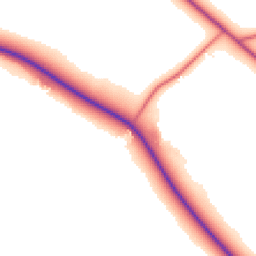 Daytime road noise heatmap for DH1 5RF