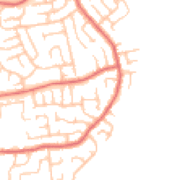 Daytime road noise heatmap for DH1 5RP
