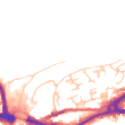 Daytime road noise heatmap for DH1 5TE