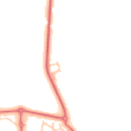 Daytime road noise heatmap for DH1 5YZ