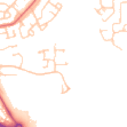 Daytime road noise heatmap for DH1 5ZT