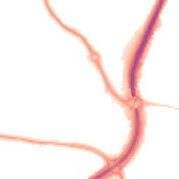 Night-time road noise heatmap for DH4 4AF