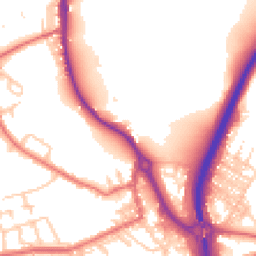 Daytime road noise heatmap for DH4 4AT