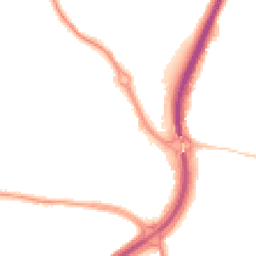 Night-time road noise heatmap for DH4 4BH