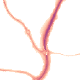 Night-time road noise heatmap for DH4 4BW
