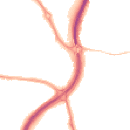 Night-time road noise heatmap for DH4 4DN