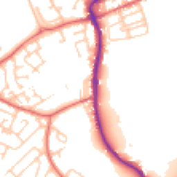 Daytime road noise heatmap for DH4 4EA