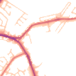 Daytime road noise heatmap for DH4 4FG