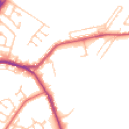 Daytime road noise heatmap for DH4 4FH