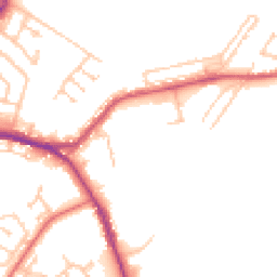 Daytime road noise heatmap for DH4 4FJ