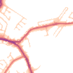 Daytime road noise heatmap for DH4 4FL