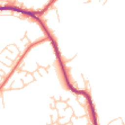 Daytime road noise heatmap for DH4 4FS