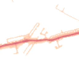 Daytime road noise heatmap for DH4 4LG