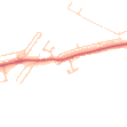 Daytime road noise heatmap for DH4 4LR