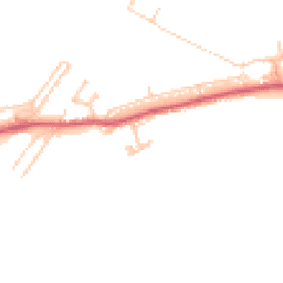 Daytime road noise heatmap for DH4 4NX