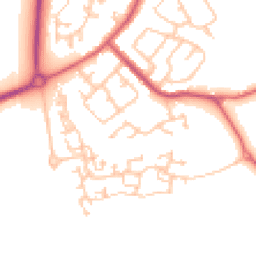 Daytime road noise heatmap for DH4 4QH