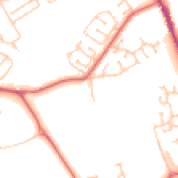 Daytime road noise heatmap for DH4 4TS