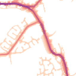 Daytime road noise heatmap for DH4 4XF