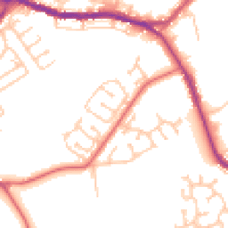 Daytime road noise heatmap for DH4 4ZH