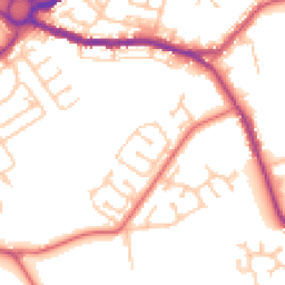 Daytime road noise heatmap for DH4 4ZJ