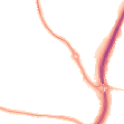 Night-time road noise heatmap for DH4 5AJ