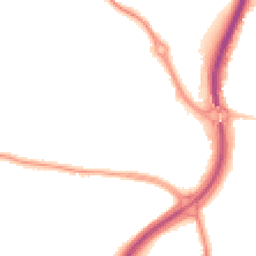Night-time road noise heatmap for DH4 5AU