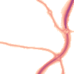 Night-time road noise heatmap for DH4 5AY