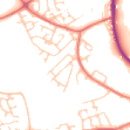 Daytime road noise heatmap for DH4 5HR