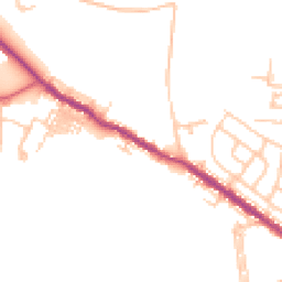 Daytime road noise heatmap for DH4 6AE