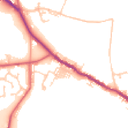 Daytime road noise heatmap for DH4 6AP