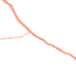 Night-time road noise heatmap for DH4 6AP